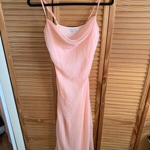 Light Pink Slip Formal Dress